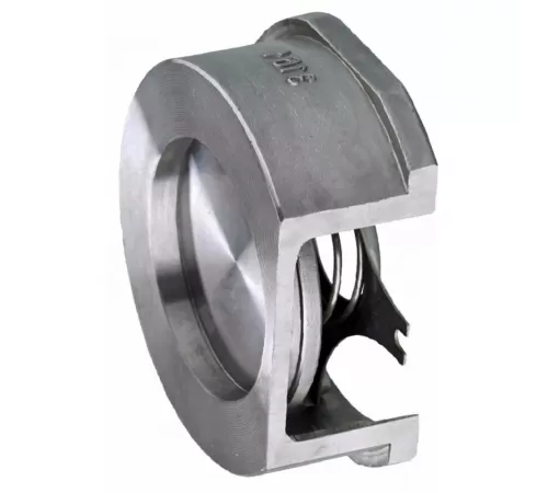 Клапан обратный нерж осевой 275I Ду 150 Ру40 Тмакс=300 оС межфл диск нерж Zetkama 275I150E51