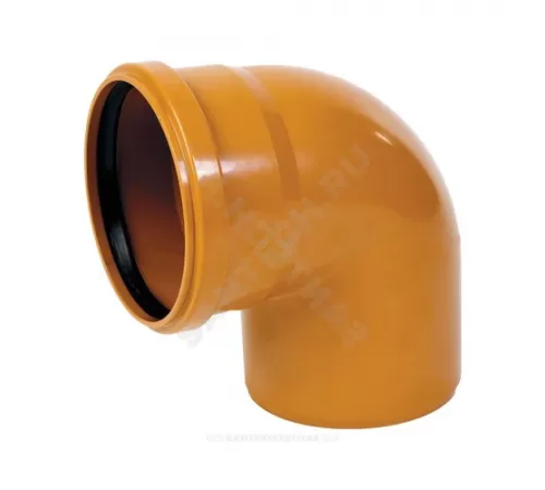 Отвод PP-B коричневый Дн 160х87гр б/нап в/к RTP (РосТурПласт) 36886