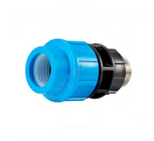 Муфта компрессионная Дн 32х1" НР Ру16 ПРО Джилекс 9161