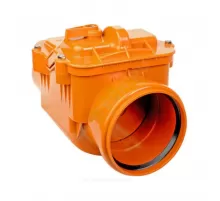 Клапан PP-B обратный канализационный коричневый Дн 50 б/нап в/к RTP (РосТурПласт) 11638