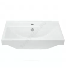 Умывальник мебельный Fest 60 1 отверстие под смеситель по центру белый Sanita Luxe WB.FN/Fest/60-C/WHT.G/S1