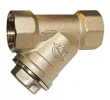 Фильтр сетчатый Y-образный латунь Ду 15 Ру16 1 1/2" ВР ГАЛЛОП 118001