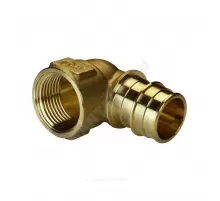 Угольник для PE-X труб радиальный латунь Дн 16х3/4" ВР РОС