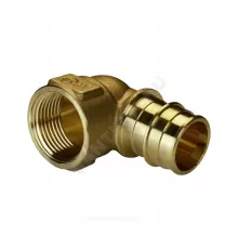 Угольник для PE-X труб радиальный латунь Дн 25х3/4" ВР РОС