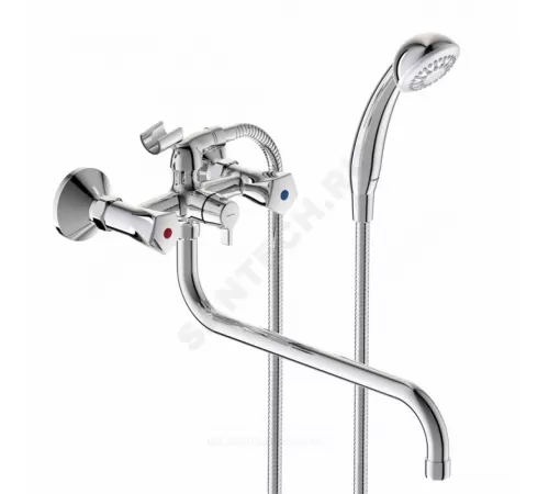 Смеситель для ванны с душем двуручный LIFE Vidima BA363AA