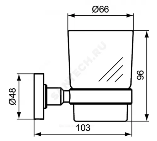 Промо-комплект для ванны с душем CERAFINE O Ideal Standard BL749S3