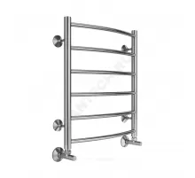 Полотенцесушитель водяной нерж сталь Лесенка (1/2") ВР 500х600мм 6П нижнее подключение Классик Терминус 4670078530226