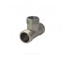 Тройник латунь никель Ду 25 (1") НР/НР/НР SantechSystems