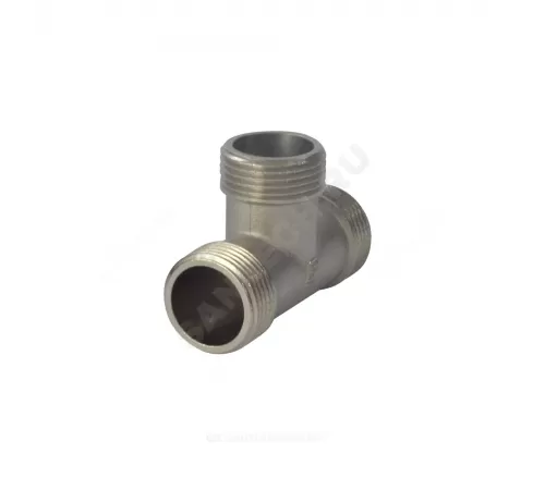 Тройник латунь никель Ду 25 (1") НР/НР/НР SantechSystems