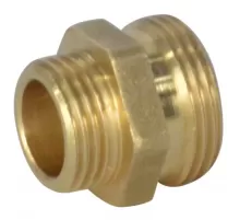 Ниппель латунь переходной Ду 20х15 (3/4"х1/2") под евроконус НР R180R Giacomini R180RY017