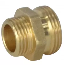 Ниппель латунь переходной Ду 20х15 (3/4"х1/2") под евроконус НР R180R Giacomini R180RY017