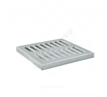 Решетка стальная для дождеприемника штампованная 300х300мм квадратная h=21мм 15кН SteeStart СТИЛОТ P3030A