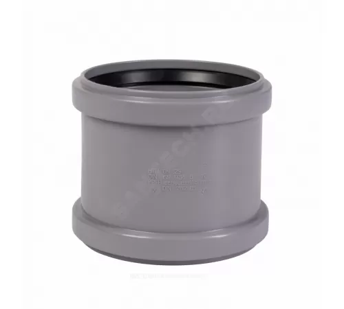 Муфта PP-H ремонтная серая HT HTU Дн 125 б/нап в/к Ostendorf 116500