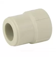 Муфта PP-R переходная серая Дн 25х20 внутр/наруж пайка VALFEX 10002520Г
