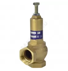 Клапан предохранительный пружинный угловой латунь 111 Ду 15х15 ВР G1/2"хG1/2" Рн=0.5...16бар OR 0111.315