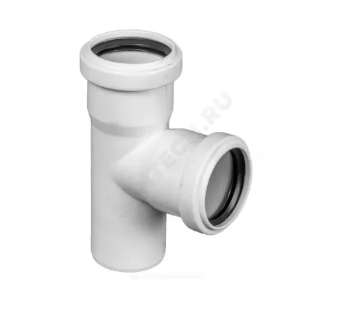 Тройник PP-M бесшумный белый Дн 50х50х87гр б/нап в/к RTP (РосТурПласт) 24556