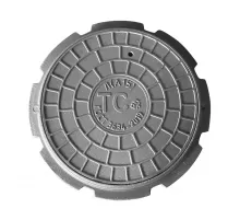 Люк чугун теплосеть (ТС) Л (легкий) А15 круглый m=47кг h=50мм Л(А15)-1-60 ГОСТ 3634-2019 ДПК