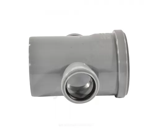 Крестовина PP-H 1-плоскостная серый Дн 110х50х50х87гр б/нап в/к VALFEX 27211550