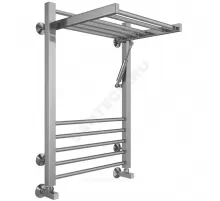 Полотенцесушитель водяной нерж сталь Лесенка (1/2") ВР 500х800мм 12П нижнее подключение Валенсия Терминус 4670078529473