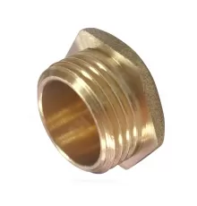 Заглушка латунь Ду 15 (1/2") НР VALFEX VF.583.L.012