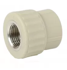 Муфта PP-R комбинированная серая Дн 20х1/2" ВР VALFEX 10129020Г