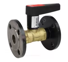 Клапан балансировочный ручной латунь DRV Ду 15 Ру16 фл Kvs=2.11м3/ч без ниппелей Venturi BROEN 4350510S-001005