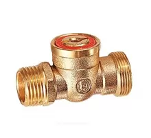 Кран шаровой латунь R612 Ду 15 НР полнопроходной под отвёртку Giacomini R612Y003