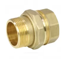 Соединитель латунь американка Ду 25 (1") прямой ВР/НР LD LD.65.520.25