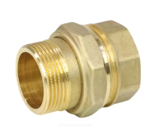 Соединитель латунь американка Ду 25 (1") прямой ВР/НР LD LD.65.520.25