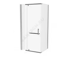 Ограждение душевое Arena Square 1000х1000х2000 мм без поддона квадратная прозрачное стекло Мирсант УТ000058037