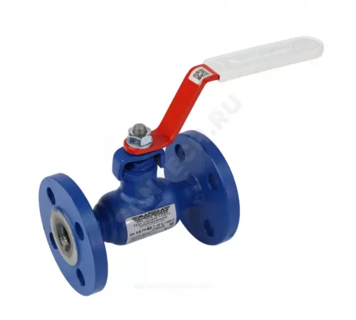 Кран шаровой сталь 11с67п Ду 15 Ру40 фл L=130мм полнопроходной Маршал Цф.00.1.040.015