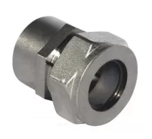 Муфта латунь никель 15Aх1/2" обжим/ВР STAHLMANN SSFL1501/2NEF