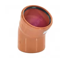 Отвод PP-B коричневый Дн 160х30гр б/нап в/к VALFEX 30105160