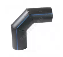 Отвод сварной ПЭ100 Дн 355х90гр Ру10 SDR17 Ростпроект