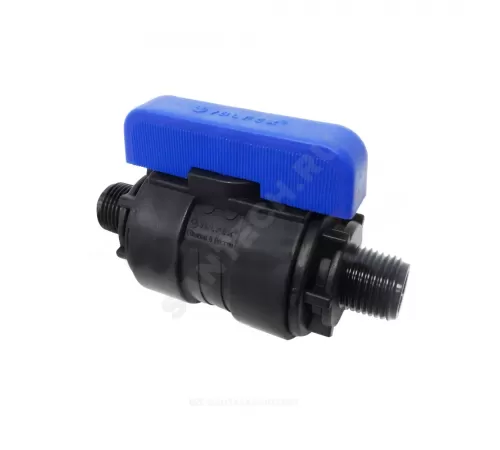 Кран шаровой компрессионный Ду 20 1"x1" НР/НР Ру16 VALFEX 1210220100100