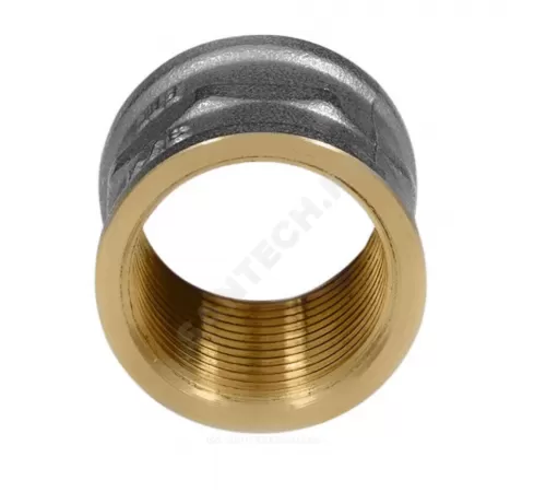 Муфта латунь никель Ду 40 (1 1/2") ВР/ВР 9018 ГОСТ 32585-2013 Aquasfera 9018-05