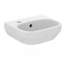 Умывальник подвесной I.life A 35 1 отверстие под смеситель слева белый Ideal Standard T470901