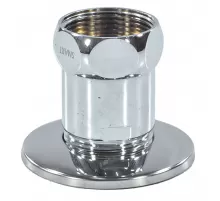 Соединитель для полотенцесушителя латунь Ду 32 1 1/4"x1 1/4" нак/гайка/НР прямой хром Элит-Металл SMT731SCH1212