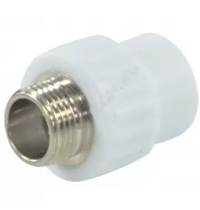 Муфта PP-R комбинированная белая Дн 20х1/2" НР VALFEX 10130020