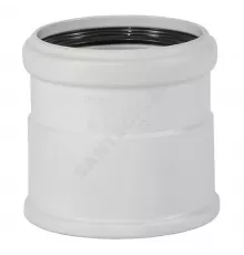 Муфта PP-MD насадная бесшумная светло-серая Skolan Safe SKAM Дн 110 (DN110) б/нап в/к Ostendorf 335810