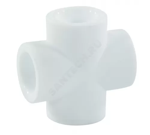 Крестовина PP-R белая Дн 32 внутренняя пайка RTP (РосТурПласт) 10593