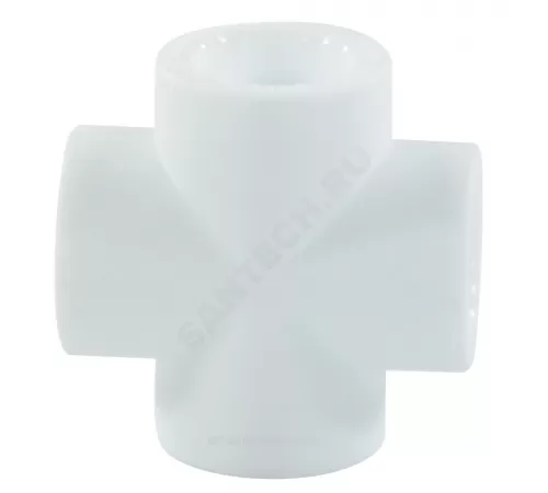 Крестовина PP-R белая Дн 32 внутренняя пайка RTP (РосТурПласт) 10593