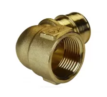 Угольник для PE-X труб радиальный латунь Дн 20х1/2" ВР GX129 Giacomini GX129Y034