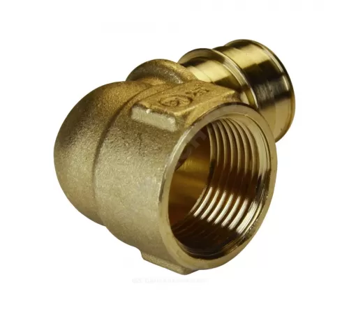 Угольник для PE-X труб радиальный латунь Дн 20х1/2" ВР GX129 Giacomini GX129Y034