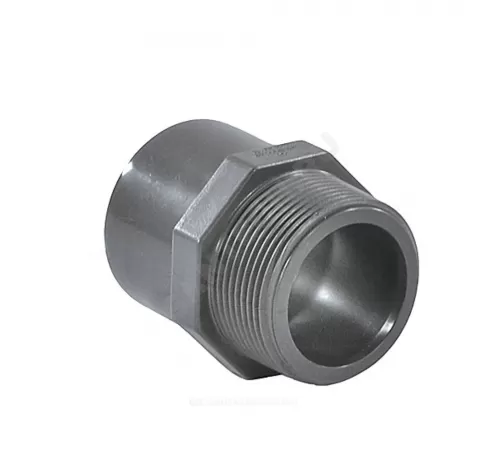 Ниппель НПВХ переходной Дн 110/90х2 1/2" Ру10 НР под клеевое соединение Агригазполимер 206-065