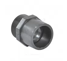 Ниппель НПВХ переходной Дн 110/90х2 1/2" Ру10 НР под клеевое соединение Агригазполимер 206-065