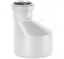 Переход НПВХ эксцентрический белый Дн 110х50 б/нап бесшумный в/к ШУМЭКС Хемкор 2391066