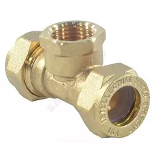 Тройник латунь 32Aх1 1/4"х32 обжим/ВР STAHLMANN STFL3211/432BEF