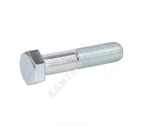 Болт стальной оц М10х80 к.п. 5.8 шестигранный вес DIN 931 (ГОСТ 7798-70)