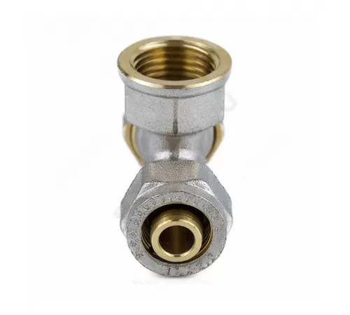 Тройник МП латунь никель обжим Дн 32х1"х32 ВР ГОСТ 32415-2013 7013 Aquasfera 7013-05